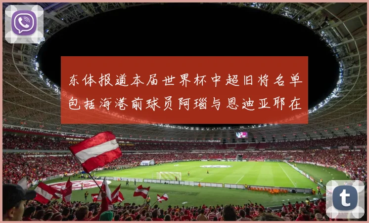 东体报道本届世界杯中超旧将名单包括海港前球员阿瑙与恩迪亚耶在内的10位球员
